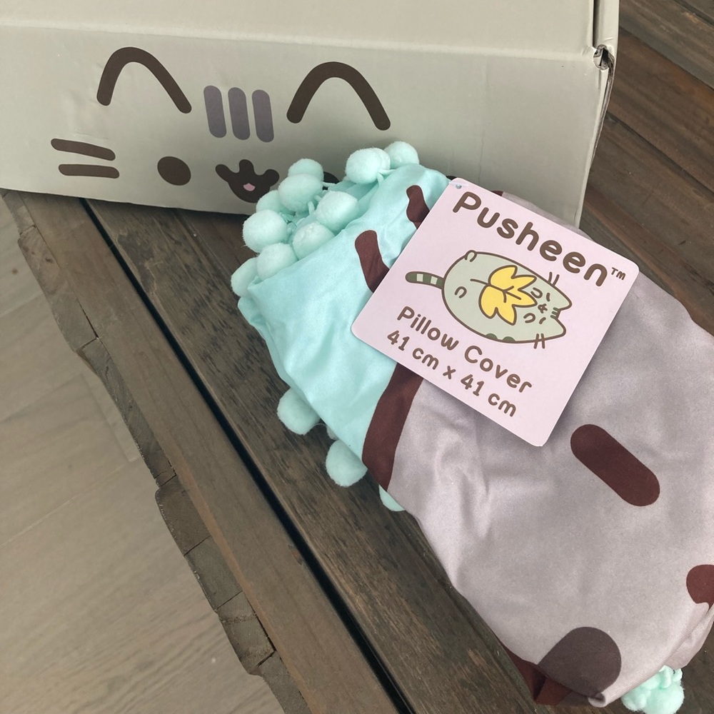 Pillow Cover - from Pusheen Fall 2017 Box - 3 PUSHEEN ITEMS FOR $20